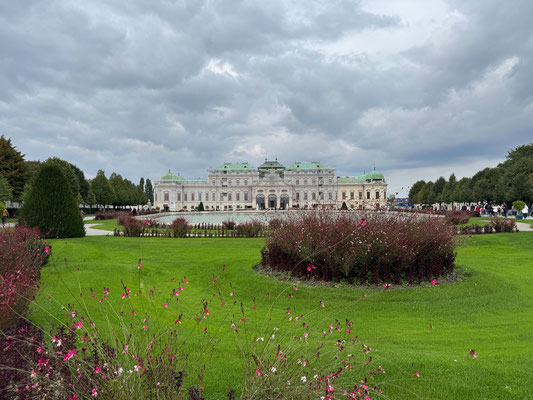 Heute sehe ich mir endlich einmal das Belvedere, die einstige Sommerresidenz des Prinzen Eugen von Savoyen, genauer an.