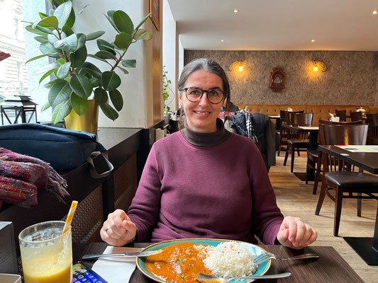 Mittagessen beim Inder