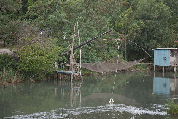 17.9. Fischfang in der  Bojana