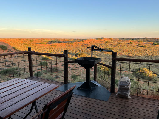 04.03. Wir genießen die schöne Abendstimmung in Kieliekrankie.