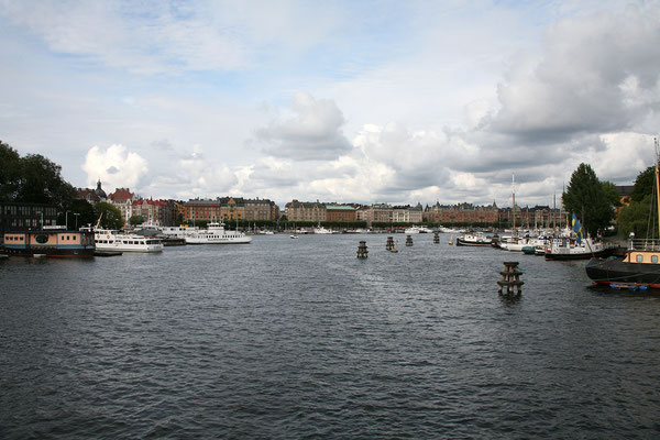 Skeppsholmsbron, Blick auf Strandvägen
