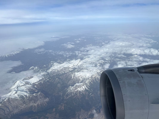 28.02. Ab Graz (Abflug 14:25) geht es nach Frankfurt ...
