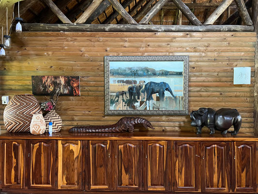 19.03. Um ca. 16:30 sind wir bei Drotsky's Cabins. 