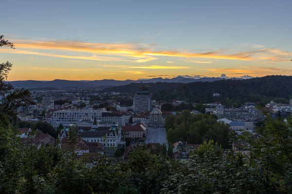 Ljubljana Castle - Sonnenuntergang