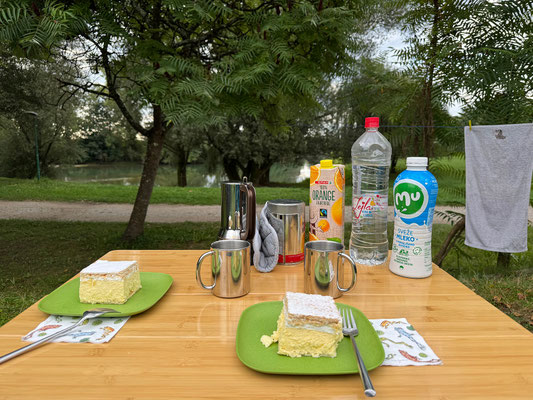 ... frühstücken gemütlich. 