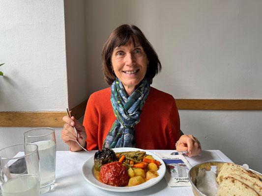 Mittagessen beim Griechen
