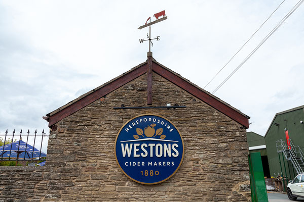 09.09. In Much Marcle besuchen wir die Westons Cider Mill.