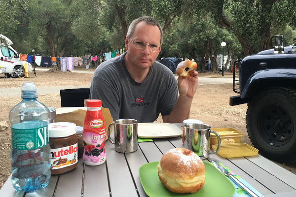 5.9. Frühstück (Camping Prapratno)