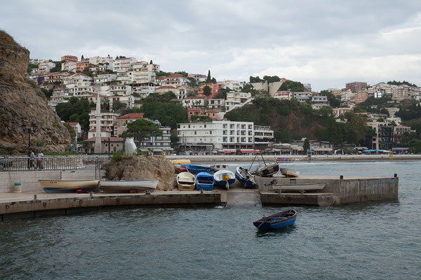 17.9. Ulcinj, an der Uferpromenade