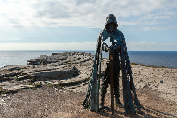 04.09. Tintagel Castle: hier wurde der Legende nach König Arthus gezeugt