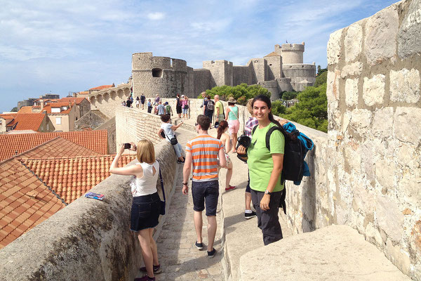 21.09. Dubrovnik - Auf der Stadtmauer