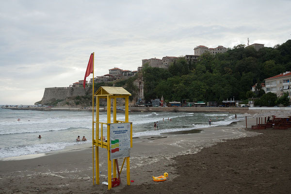 17.9. Ulcinj, an der Uferpromenade/Mala Plaža