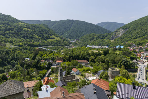 Festung Jajce - Ausblick