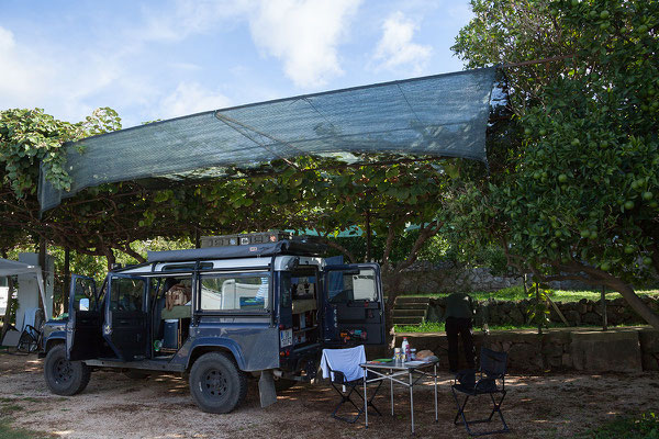 20.09. Molunat - Frühstück am Campingplatz