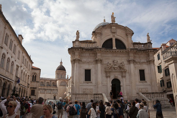 21.09. Dubrovnik - Die Kirche des Hl. Blasius ist das religiöse Herz der Stadt. 