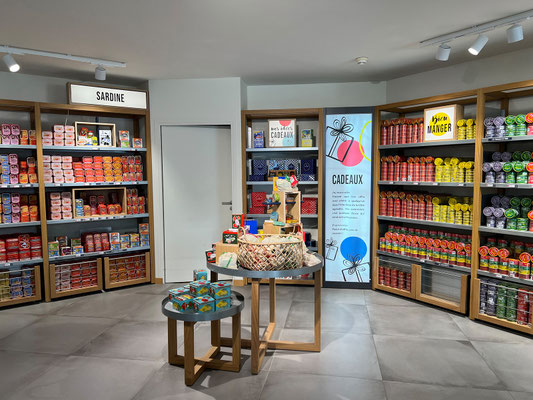 Conserverie la belle-iloise: wir kaufen reichlich ein!