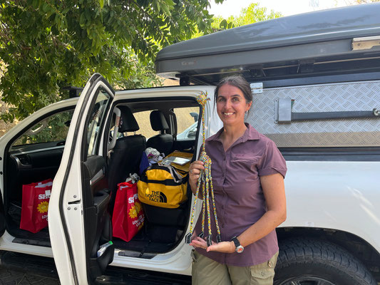 17.03. Nachdem wir in Maun alles erledigt haben, fahren wir zur Thamalakane River Lodge!