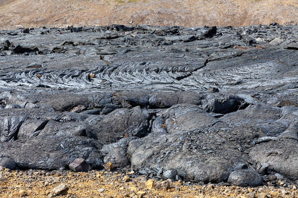 28.07.  Wir wandern das Lavafeld entlang retour.