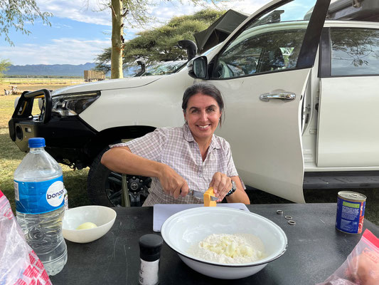 24.03. Meteorite Restcamp: Noch einmal gibt es Damper.