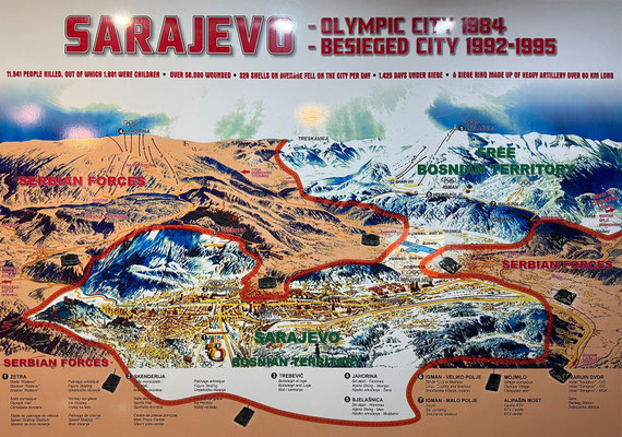 Der Tunnel verband die Stadt Sarajevo (Stadtteil Dobrinja), die durch die Armee der Republika Srpska vollständig abgeschnitten war, mit dem von den Vereinten Nationen kontrollierten Gebiet auf der anderen Flughafenseite (Stadtteil Butmir).