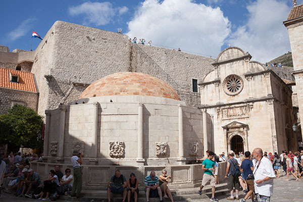 21.09. Dubrovnik - Großer Onofrio Brunnen