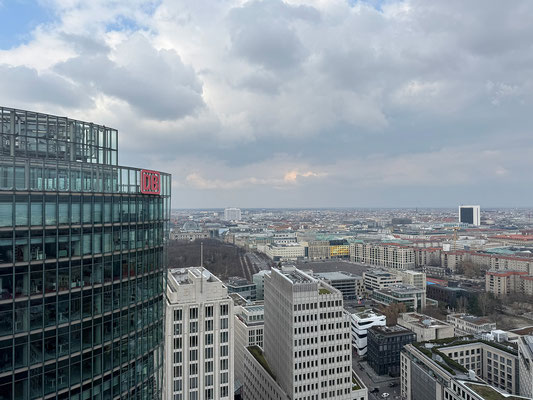 Panoramapunkt Berlin, Potsdamer Platz: tolle Aussicht über die Stadt