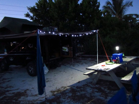 Schöner Campingplatz direkt am Meer in Long Key State Park....aber voll Moskitos