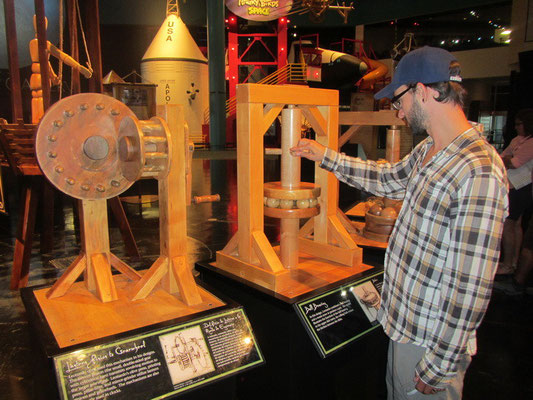Space Center in Houston - Leonardo Da Vinci Ausstellung