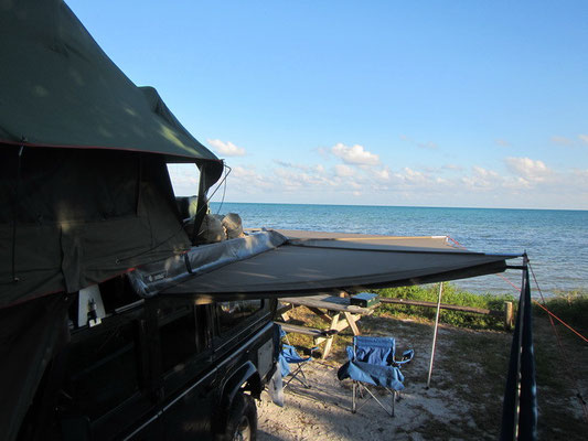 Schöner Campingplatz direkt am Meer in Long Key State Park....aber voll Moskitos