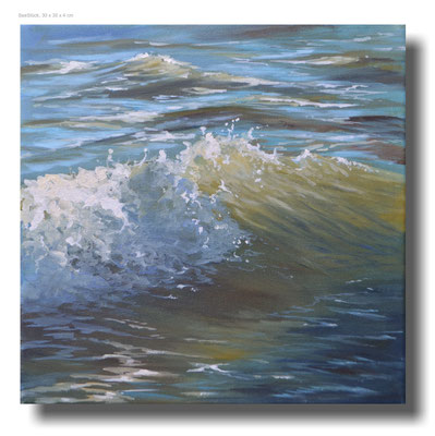 Seestück 30 x 30 x 4 cm