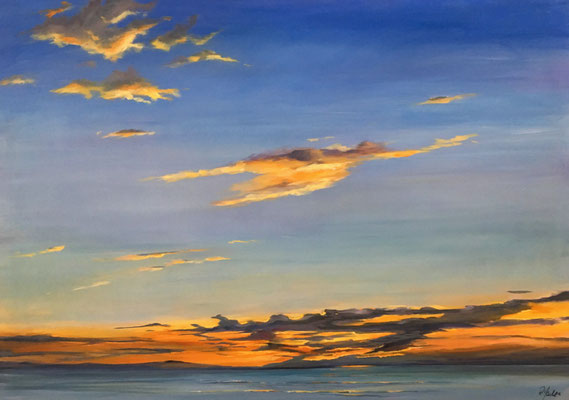 Abend am Meer 100 x 70 cm °