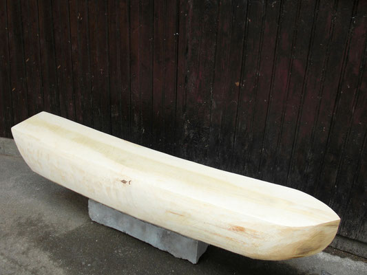 Einbaum – Pappelholz, 150x45x50 cm, 2011