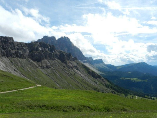 Nach einer ausgiebigen Pause in der Hütte hatten sich die Unwetter verzogen...
