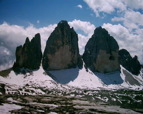 Die Drei Zinnen - das Wahrzeichen dieser Dolomitenregion