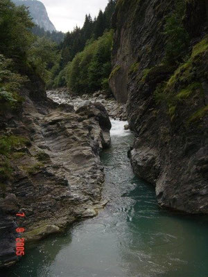 Rheintal am Beginn der Viamala-Schlucht