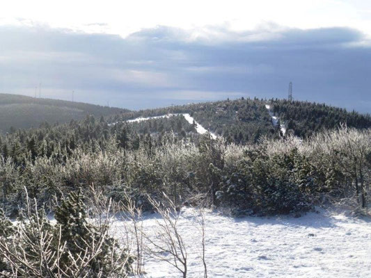 Blick zum Kleinen Fichtelberg