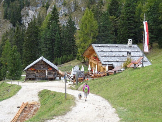An der Kaserill-Alm gibt es leckeren Käse