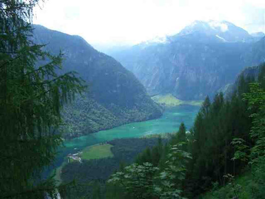 Geschafft... Blick über den Königssee