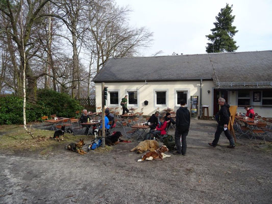 Rast an der Felsbaude