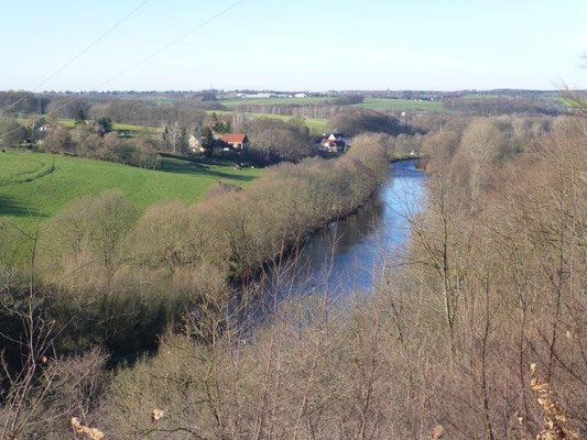 Blick über das Zschopautal Richtung Frankenberg