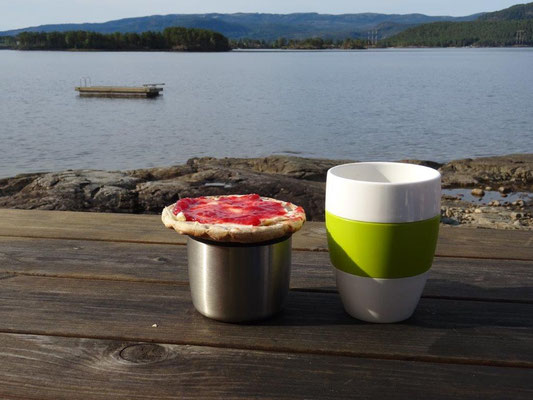Frühstück am Nissersee