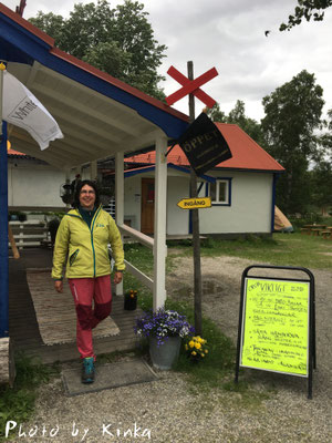 Pause in der Klövsjö Stenugnsbageri