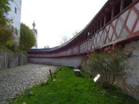 Fachwerkgang in der Nordwehrmauer