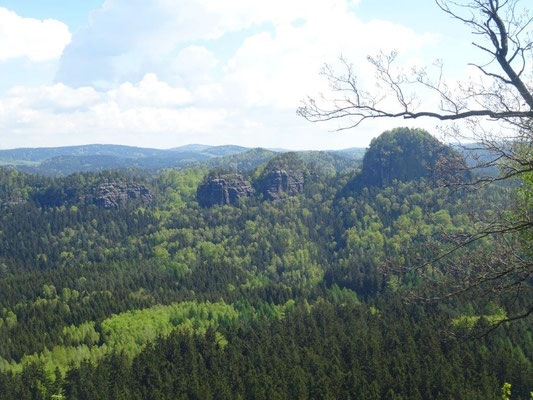 Aussicht vom "Hinteren Raubschloß"