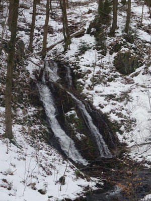 Der Spitterfall ist der größte natürliche Wasserfall Thüringens