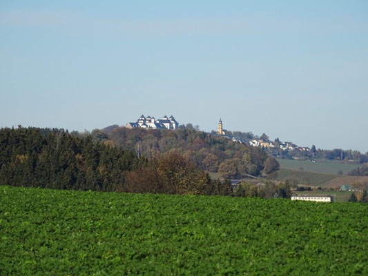 Blick von Wünschendorf zur Augustusburg