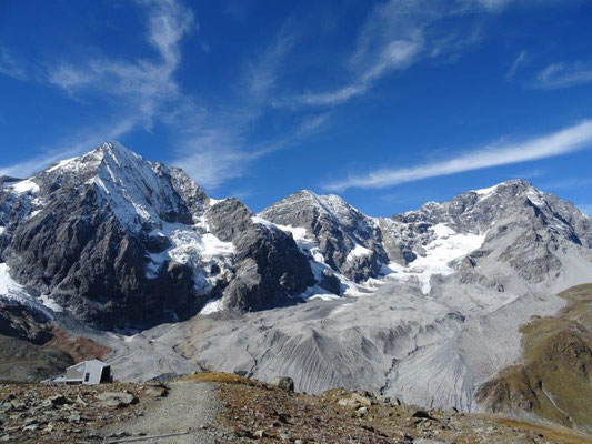 Traumhafte Bergwelt auf knapp 3000 Metern Höhe