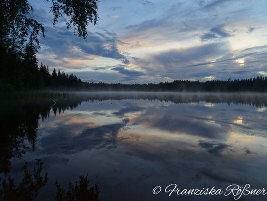 Abendstimmung am Sävsjön