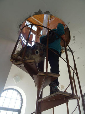 Spannende Treppe im Aussichtsturm