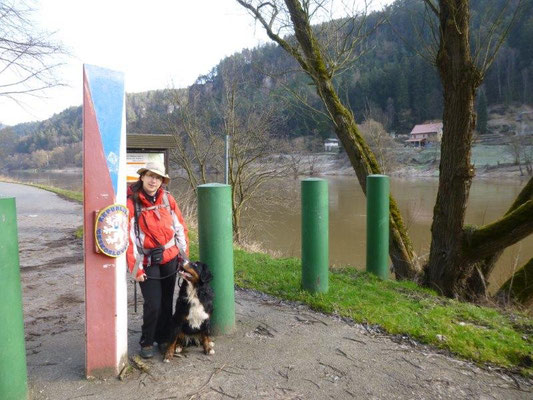 Die Grenze zu Tschechien (Foto: Kaj Kinzel)